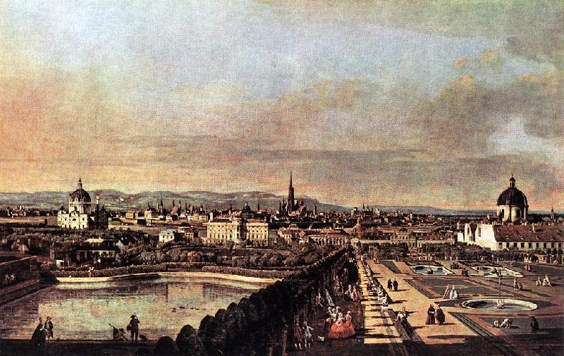 Bernardo Bellotto View of Vienna from the Belvedere China oil painting art